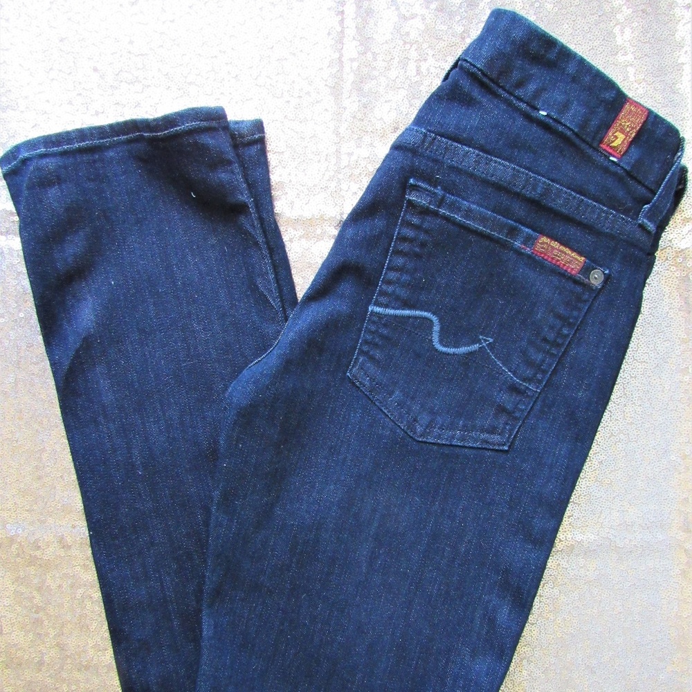 7 For All Mankind Kimmie Straight Leg Size 27 Jean
